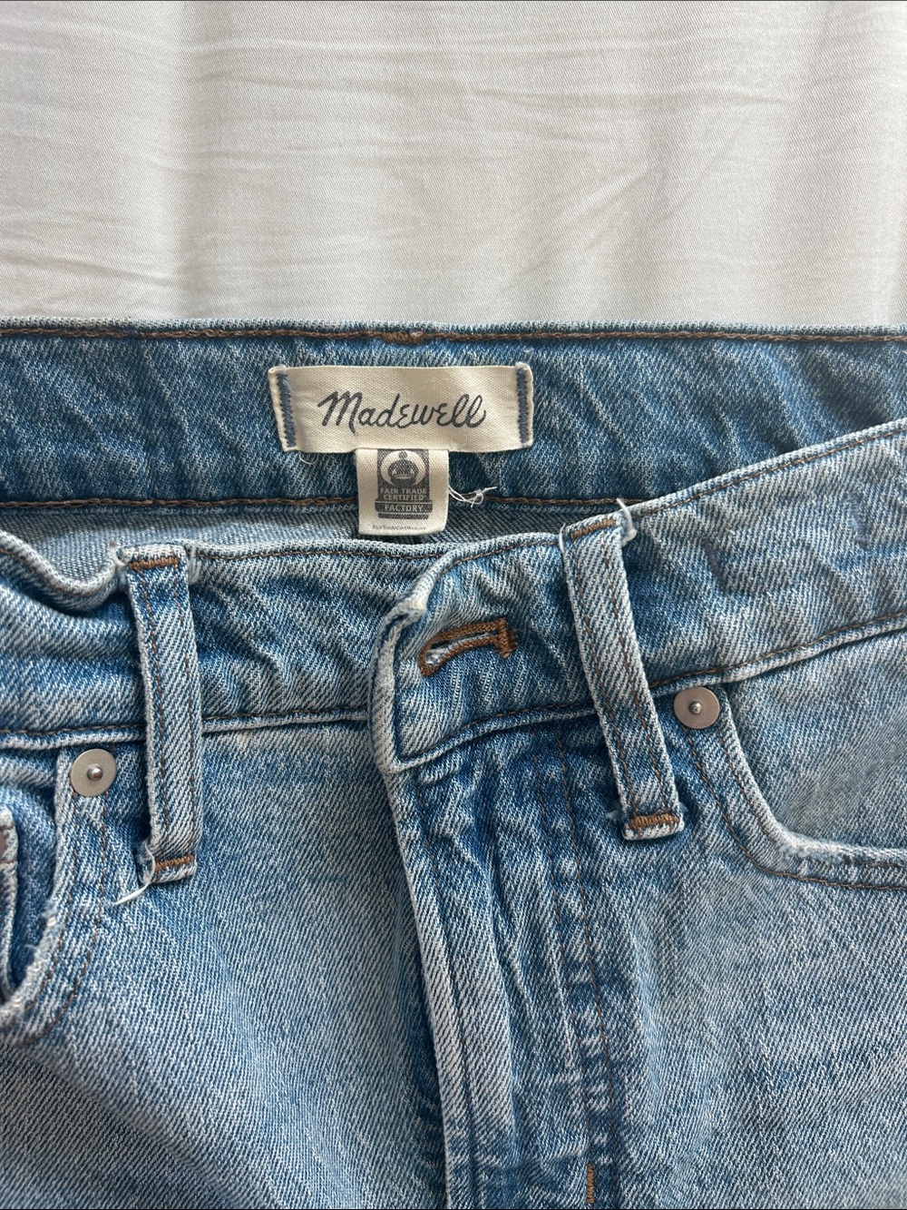 Madewell Light Wash High-Rise Women's Jeans